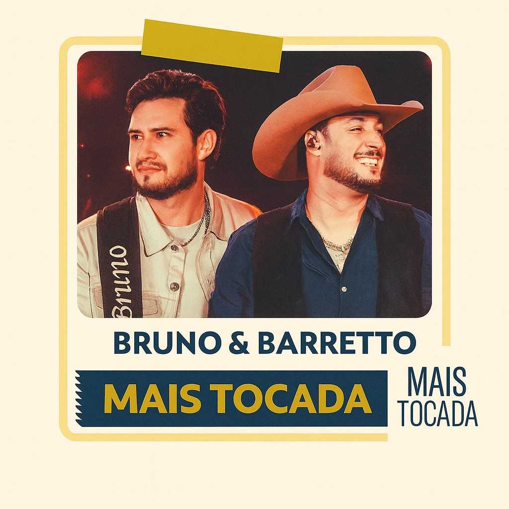 Ouça Bruno & Barretto – Mais Tocadas: os maiores hits, sucessos e modões da dupla sertaneja em uma playlist cheia de energia e emoção.