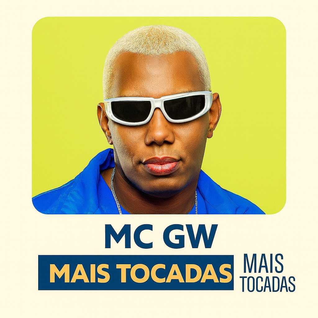 A playlist MC GW – Mais Tocadas reúne os maiores sucessos e batidões do MC, com músicas que marcaram gerações, festas e rolês.
