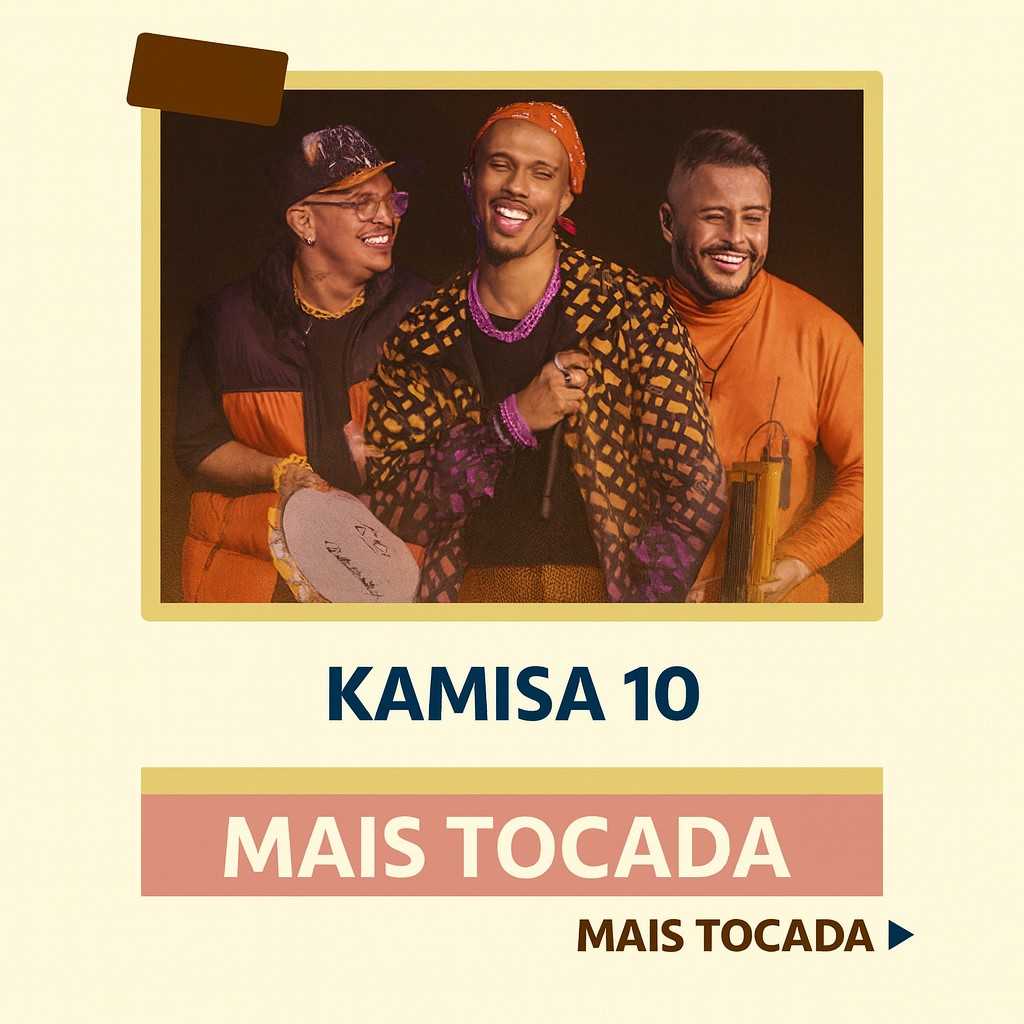 Kamisa 10 – Mais Tocadas (Top Hits) | MaisTocadas.top