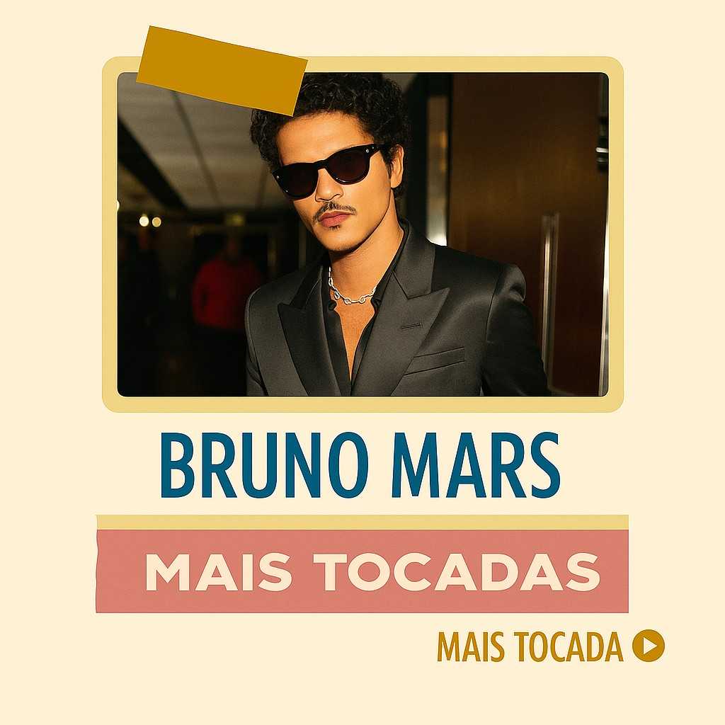 Playlist Bruno Mars – Mais Tocadas | Os maiores hits pop, funk e soul
