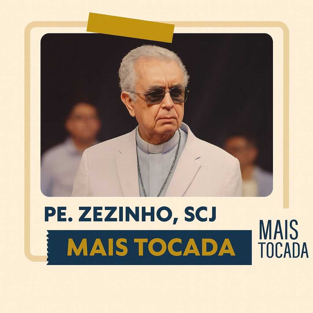 playlist Pê Zezinho, SCJ – Mais Tocadas, uma seleção especial com as canções mais tocadas e queridas do artista religioso